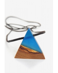 Necklace Olive Triangle Blue